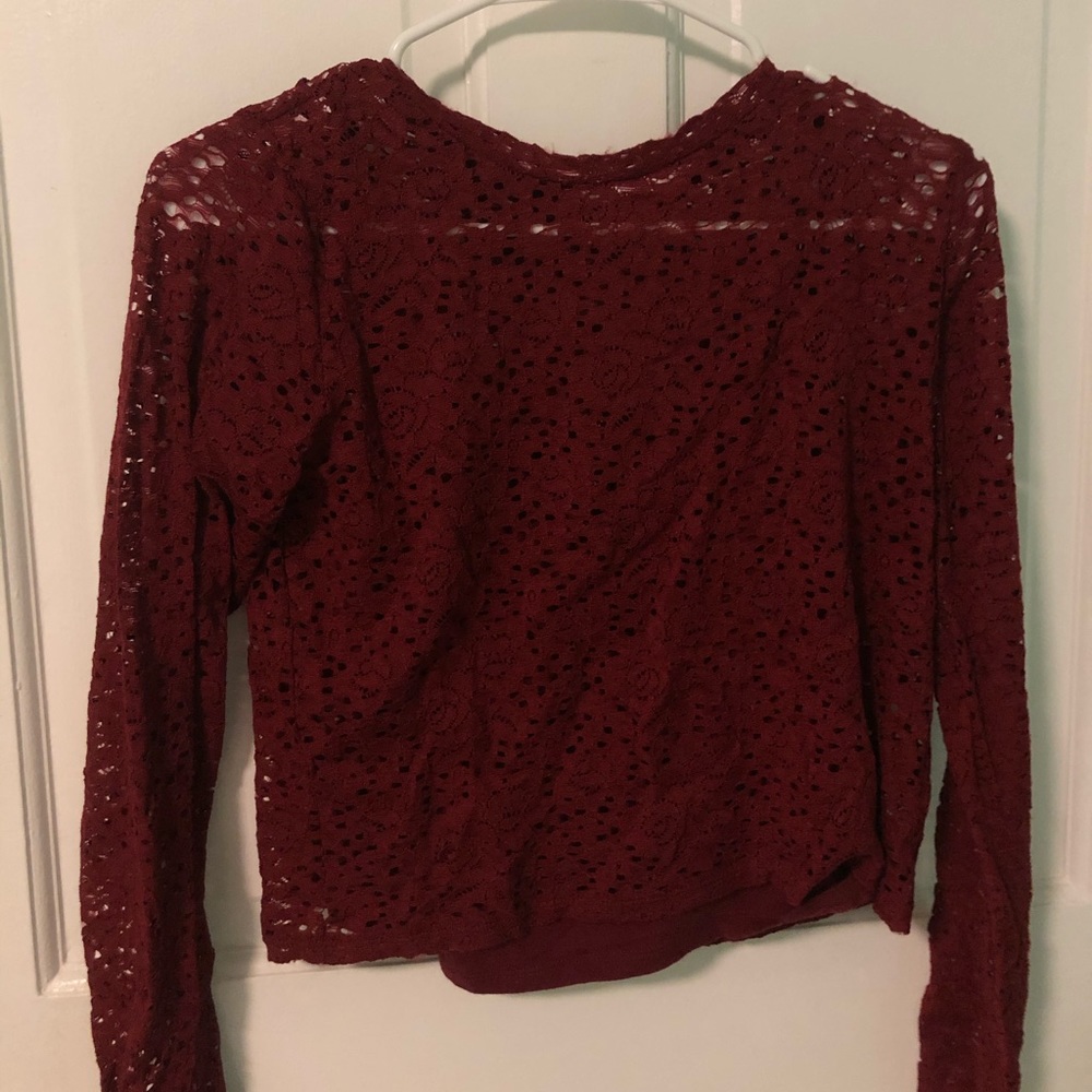 Red Hollister Long-Sleeve